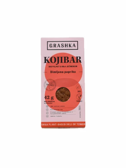 Vegan Koji Barley Patty - Smoked Paprika Organic 200g Grashka