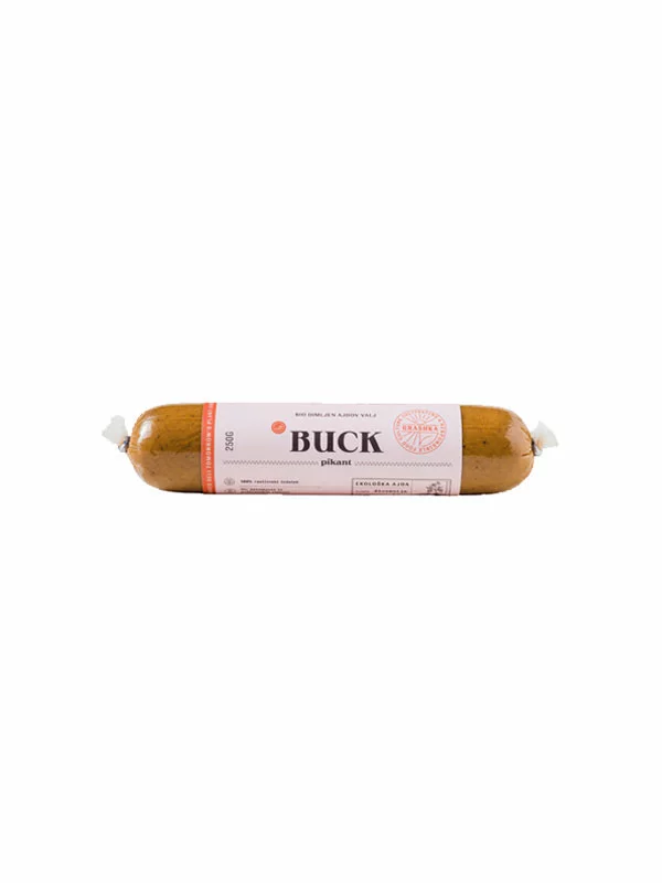 Vegan Salami BUCK Spicy - Organic 200g Grashka