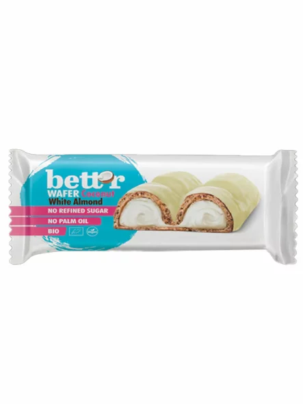 Wafer With Coconut Cream & Almond - Organic 33g Bett'r
