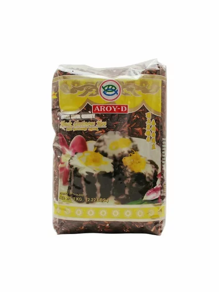 Black Sweet (Sticky) Rice - 1000g Aroy-D