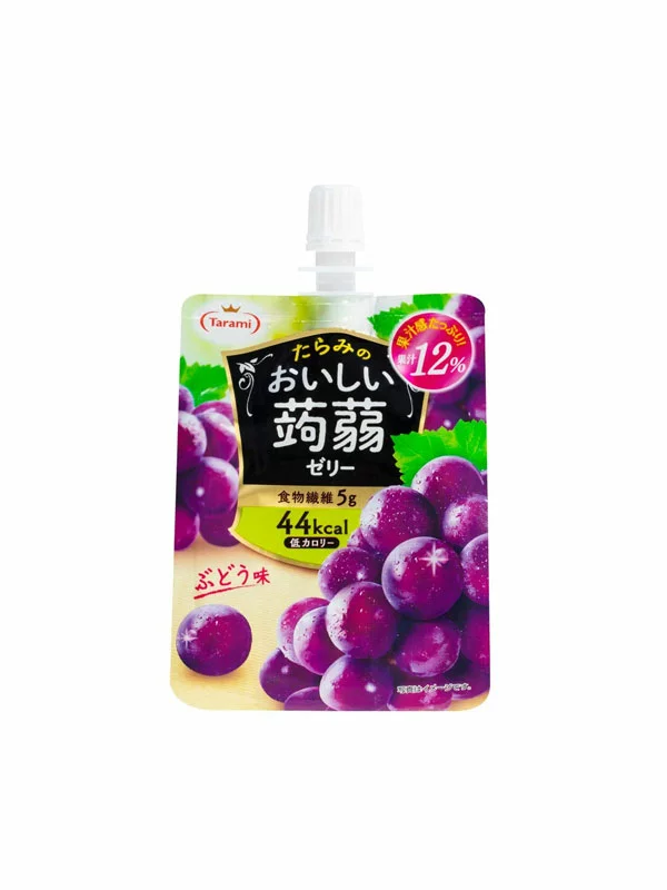Konjac Jelly - Grape Flavour Low Calories 150g Tarami
