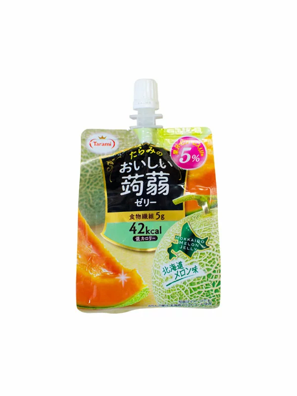 Konjac Jelly - Melon Flavour Low Calories 150g Tarami