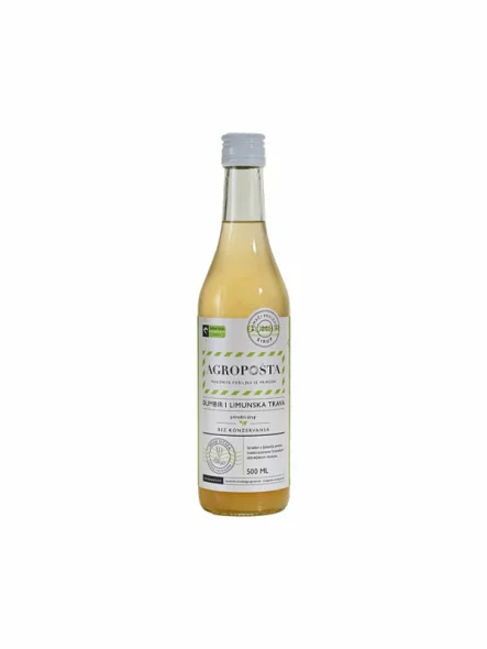 Ginger & Lemongrass Syrup - 500 ml Agropošta