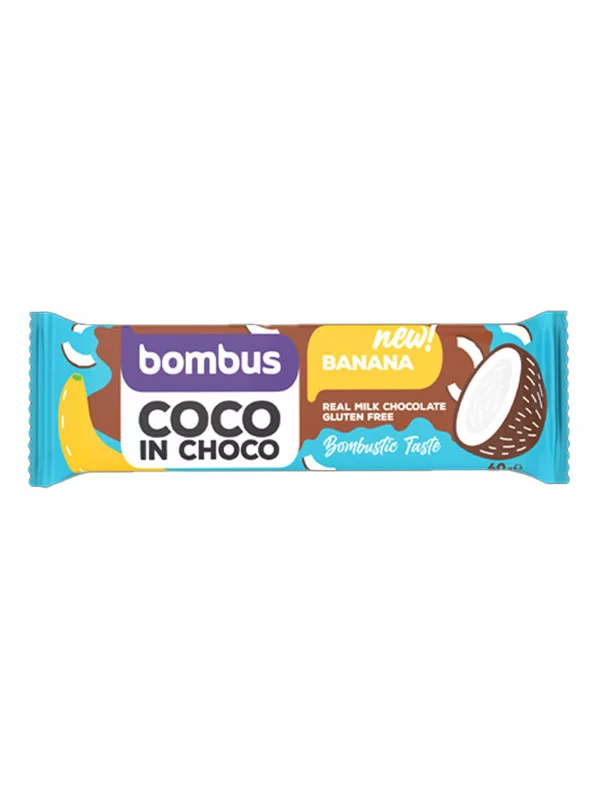 Coco in Choco - Banana Gluten Free 40g Bombus