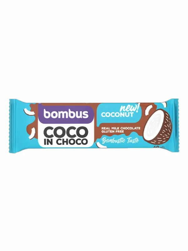 Coco in Choco - Coconut Gluten Free 40g Bombus