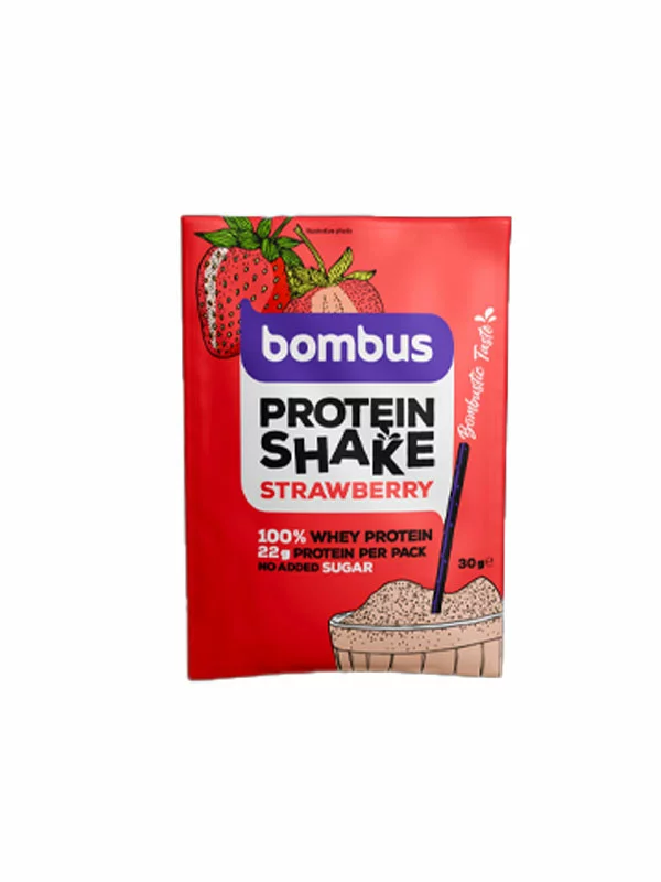 Protein shake - Strawberry 30g Bombus