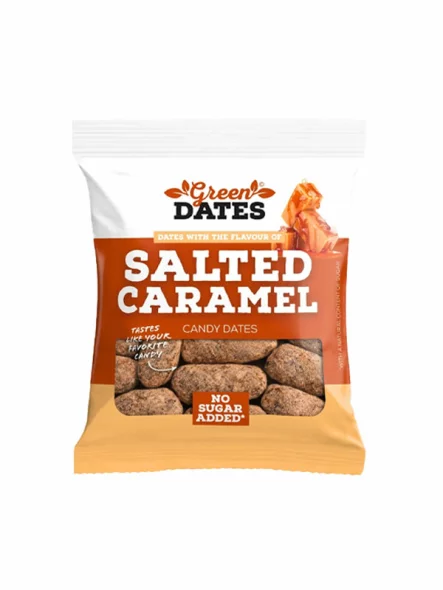 Dates With Salted Caramel Flavour - 90g Green Dates