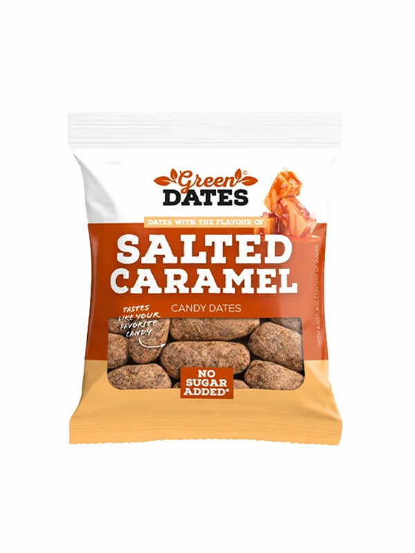Dates With Salted Caramel Flavour - 90g Green Dates