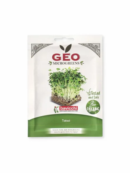 Tatsoi Seed for Sprouts - Organic 12g Geo