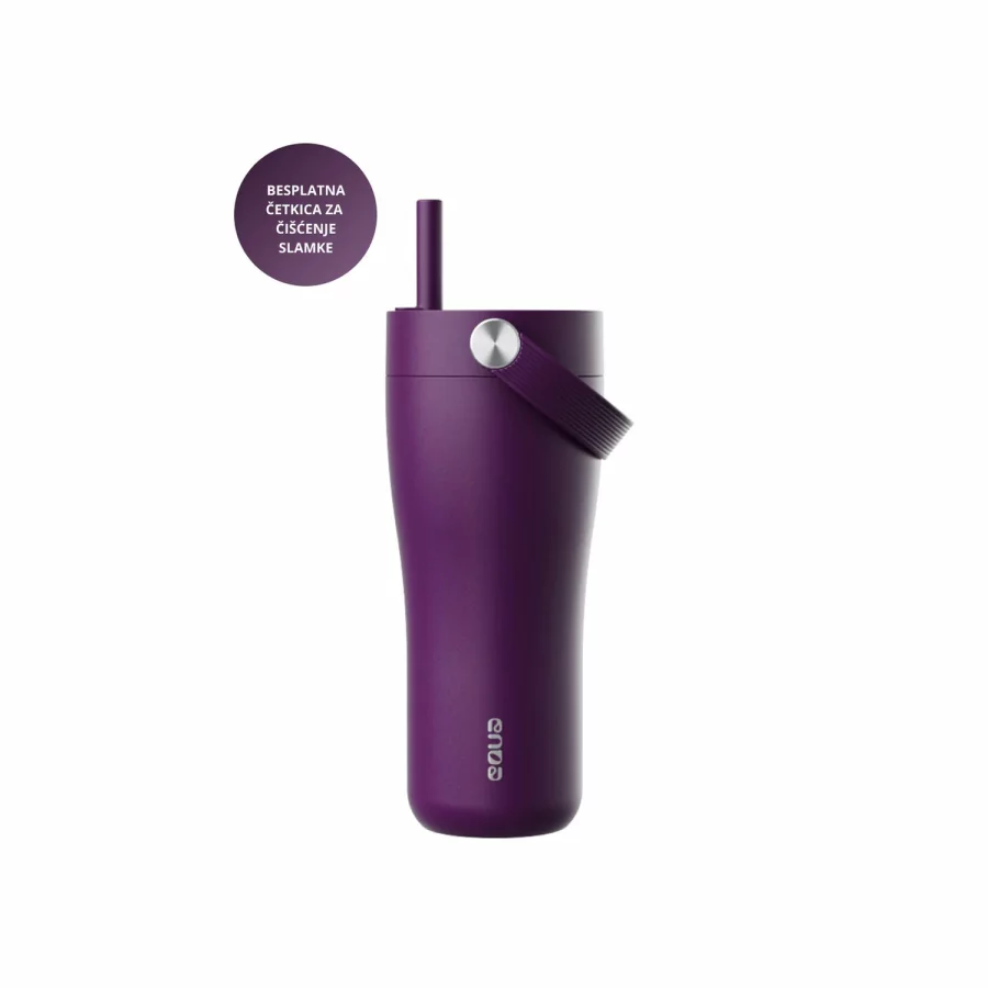 Thermo Stainless Steel BPA Free Bottle - Mulberry 600ml Equa