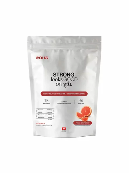 Electrolyte Drink With Creatine Grapefruit - 20 x 7,3g Equa