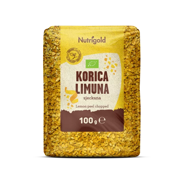 Nutrigold Lemon Peel Chopped - Organic 100g