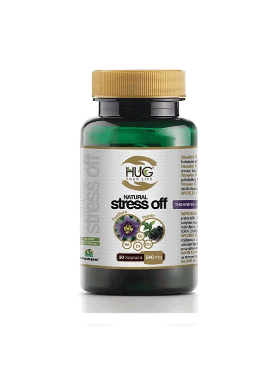 Natural Stress Off Capsules 30 X 540mg Hug Your Life