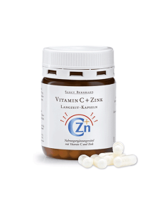 Vitamin C + Zinc Slow Releasing Capsules 60 pcs - Krauterhaus