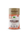 Nutrigold organic psyllium powder in cylinder shaped cardboard packaging of 250g