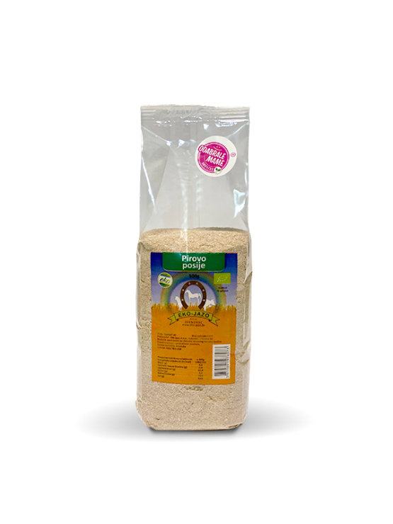 Eko Jazbec organic spelt bran in a packaging of 500g