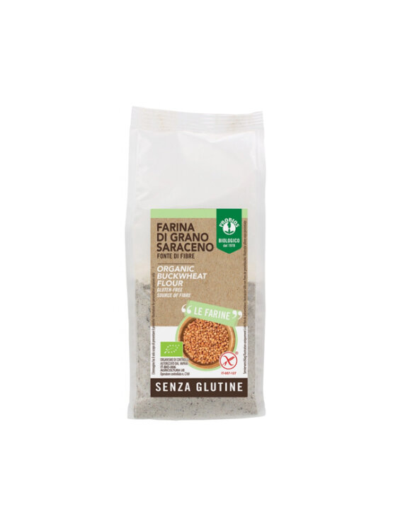 Probios organic and gluten free buckwheat flour in a packaging of 375g