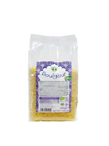 Probios organic bulgur in a 500g packaging.