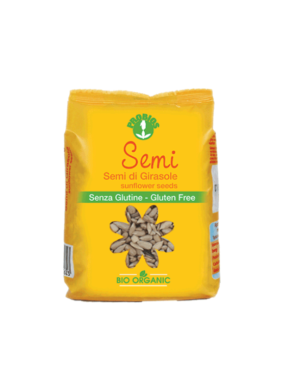 Probios organic sunflower seeds without gluten in a packaging of 300g