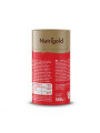 Nutrigold sodium ascorbate powder in red cardboard cylinder shaped packaging of 500g