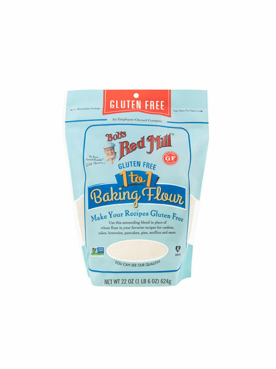 Bob's Red Mill gluten free baking flour 1 to 1 in a packaging of 500g