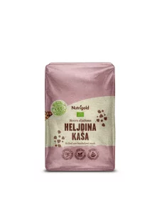Nutrigold organic hulled raw buckwheat groats in a packaging of 500g