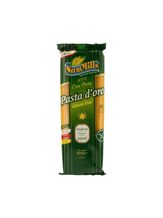Spaghetti Corn Pasta - Gluten Free 500g Sam Mills