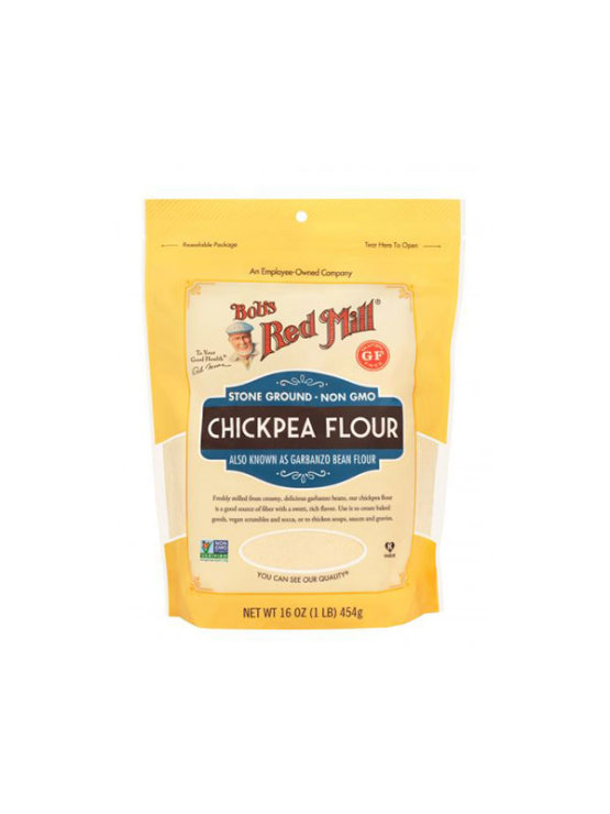 Bob's Red Mill gluten free chickpea flour in a packaging of 454g