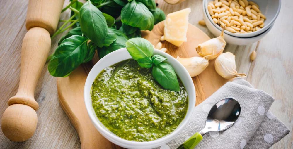 Seed pesto - the healthiest way to enrich soups, stews and salads