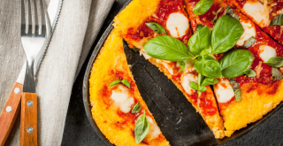Introducing polenta to the world of pizza