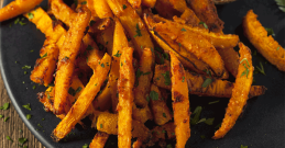 Crispy pumpkin fries for all snack lovers out there