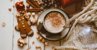 Serve healthy hot chocolate as a cold weather treat
