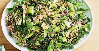 Several excellent salads with chia seeds