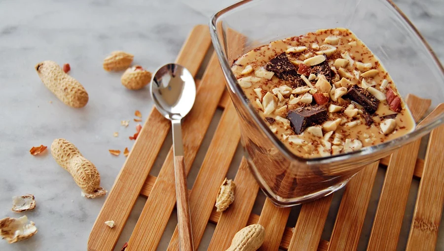 Snickers chia pudding