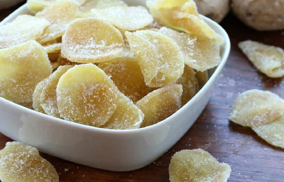 Candied ginger - a treat with medicinal properties