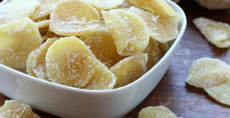 Candied ginger - a treat with medicinal properties