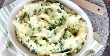 One unusually tasty kale mashed potatoes