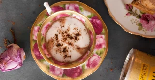 Lucuma cocoa latte...because regular coffee is boring