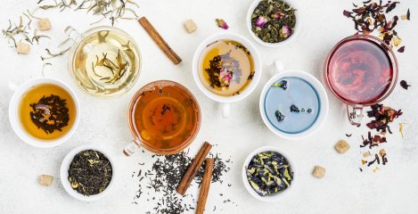 Different types of tea and their health benefits