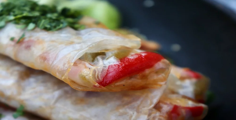 Spring rolls in rice paper are the most joyful meal you can serve