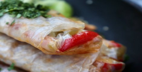 Spring rolls in rice paper are the most joyful meal you can serve