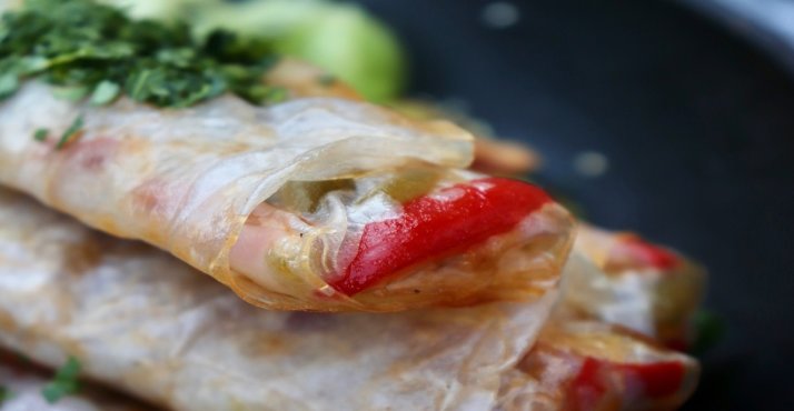 Spring rolls in rice paper are the most joyful meal you can serve