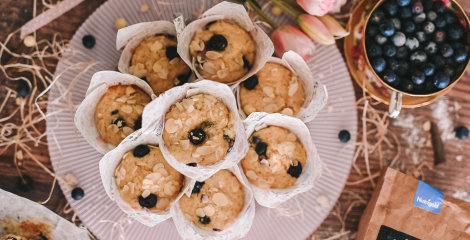 Spelt Blueberry Muffins - Instashop