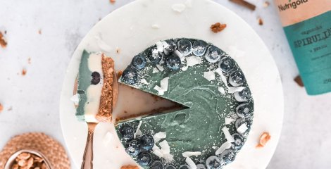 Spirulina cake is something out of this world