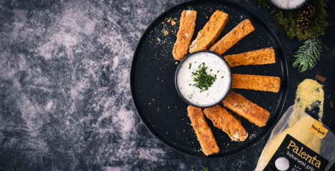 Crispy polenta fries are the best snack to keep you going