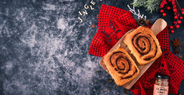 Roll cinnamon rolls and let the festive season begin