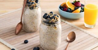 Overnight oats are a great choice for quick and healthy breakfast