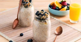 Overnight oats are a great choice for quick and healthy breakfast