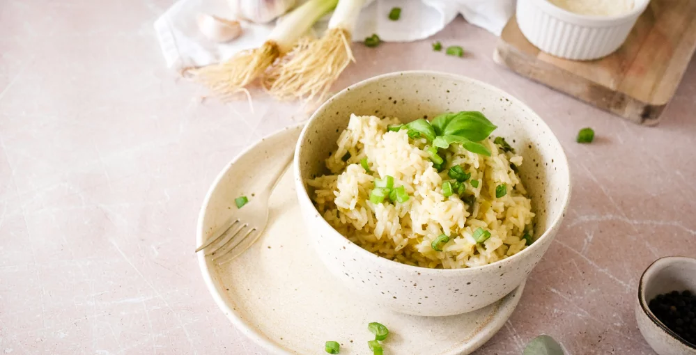 Let's celebrate the season with spring onion risotto!