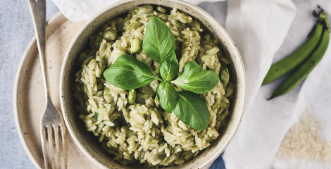 Risotto (Broad Bean & Broccoli) - Instashop